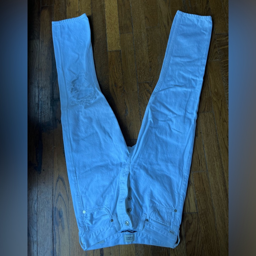 White jeans Citizens of Humanity size 25 charlotte crop